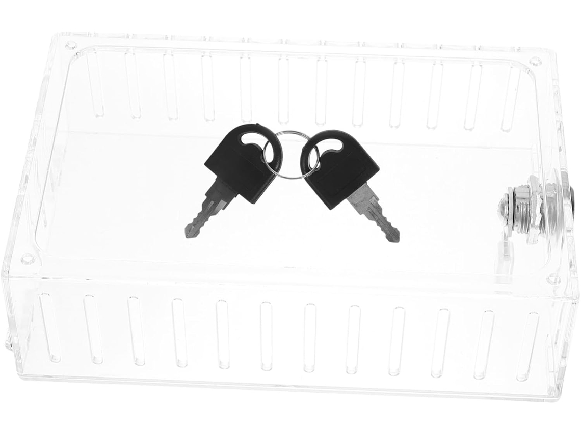 Caja, Transparente, Caja Protectora Transparente Para Termostato, De Montaje En Pared