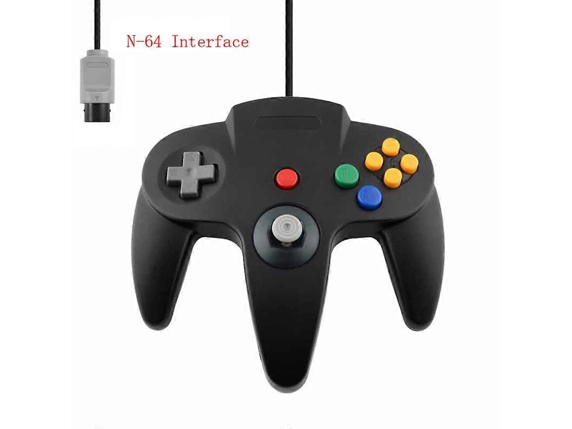 Gamepad con cable de 8 núcleos para consola N64, joystick clásico, controlador de juegos retro y accesorios GOKOCO
