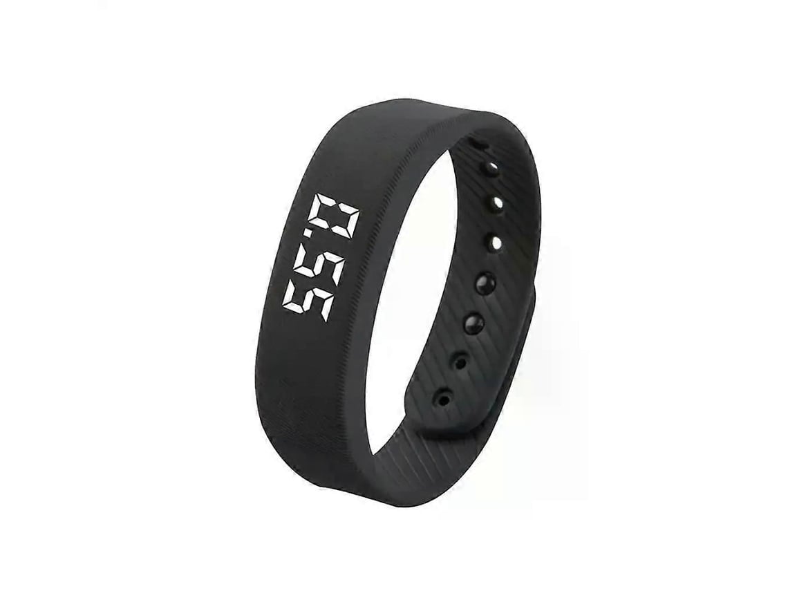 Pulseira Inteligente Led Digital À Prova D'água Com Relógio Inteligente, Alarme Vibratório E Monitor De Pedômetro Para Atividades Ao Ar Livre.