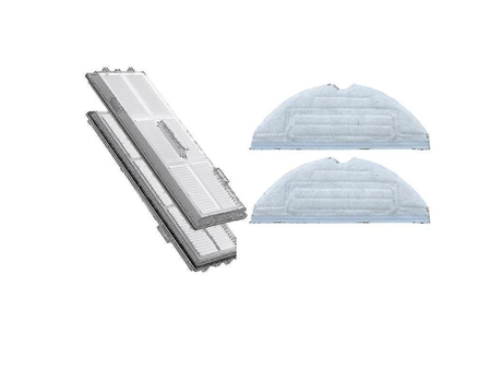 Accesorio Aspiradoras Compatibilidad universal Paquete de 4 paños de filtro Hepa XIAOMI Roborock S7 T7S T7Plus T7Splus Robot Cl