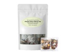 Infusión de hierbas para la limpieza del cuerpo y la mejora de la salud.