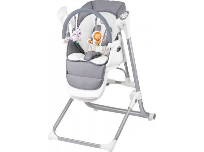 Trona LIONELO Lionelo - Cadeira Multifuncional 2 en 1 Niles Grey