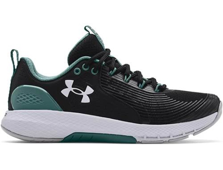 Zapatillas Deportivas UNDER ARMOUR Charged Commit Tr 3 (Negro, Azul-Turquesa - Material Sintético, Tejido- 40,5)