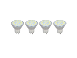 2026-4pcs Bombilla Led Mr11 15led 5w 500lm Base De Doble Pin Foco De Paisaje Para Sala De Estar Blanco Frío