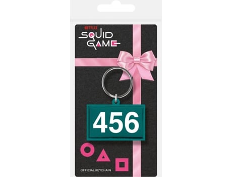 SQUID GAME (456) RUBBER KEYCHAIN