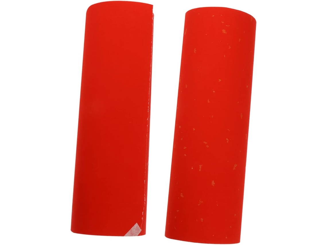 Papel Xuan rojo y blanco, 2 rollos, 17 cm de grosor, caligrafía tradicional.