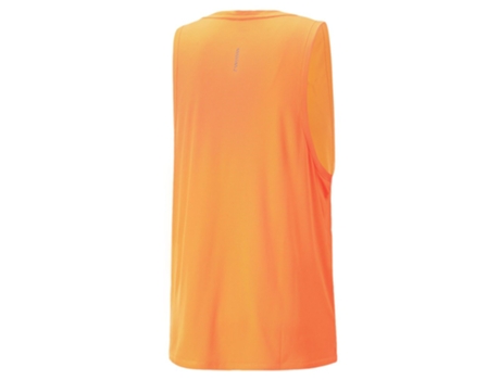 Camiseta sin Mangas de Hombre para Running PUMA Run Favorite Naranja (XL)