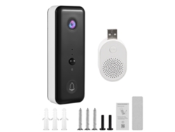 Timbre WiFi semi-cable Primerox de 2,4 GHz con cámara, 720p, visión nocturna, ángulo de 140°, PIR