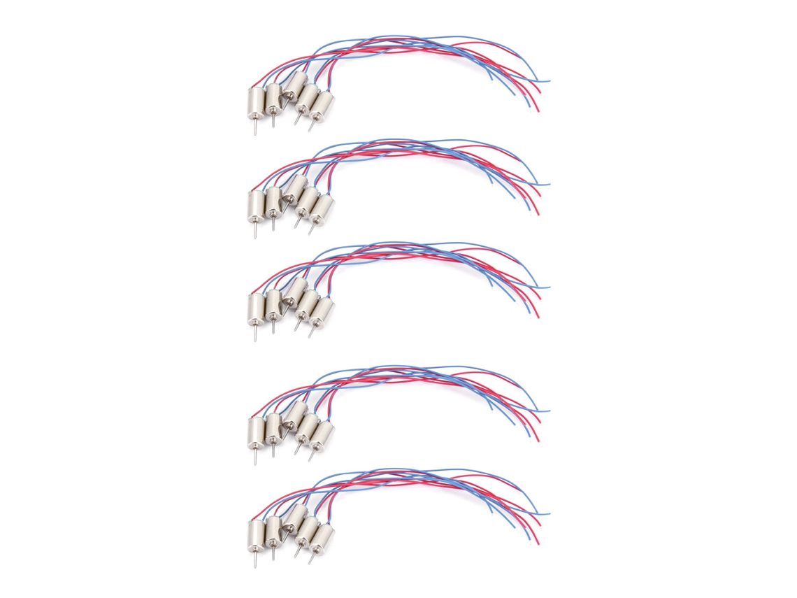 5 Micromotores Sin Núcleo De 4,8 V Y 50500 Rpm Para Piezas De Helicópteros Rc Y Juguetes De Modelismo.