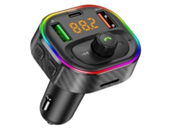 Transmissor Fm Bluetooth Yizhood T86 Pd20w Qc3.0 V5.1 Negro
