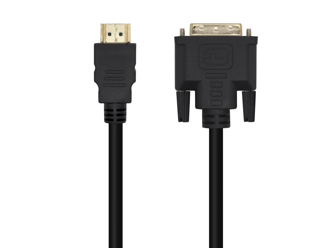 Aisens A117-0451 Adaptador de cable de video 3M Tipo Dvi HDMI a estándar Negro