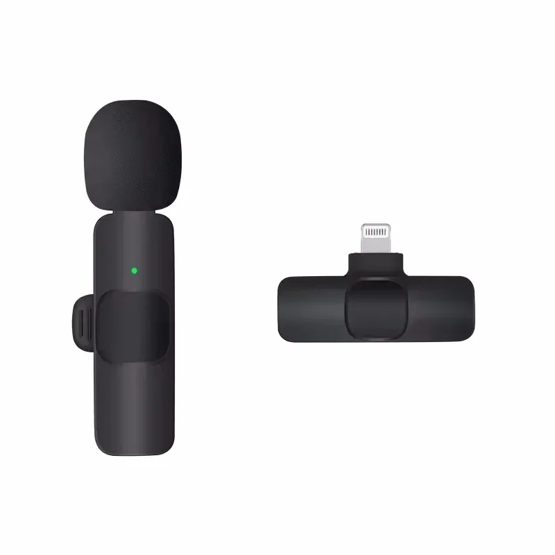 Micrófono inalámbrico con cancelación de ruido, ideal para transmisiones en vivo. Mdug (iOS)