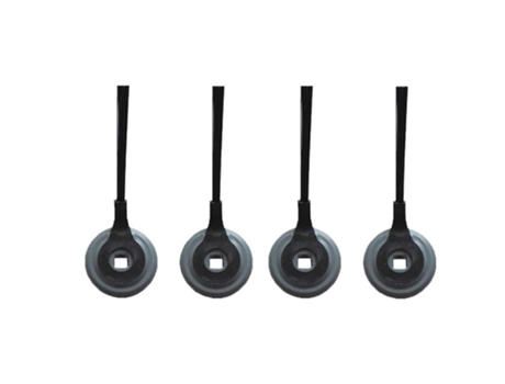 Acessórios de escova de borda para aspirador de pó shark ion robot (2 pares)
