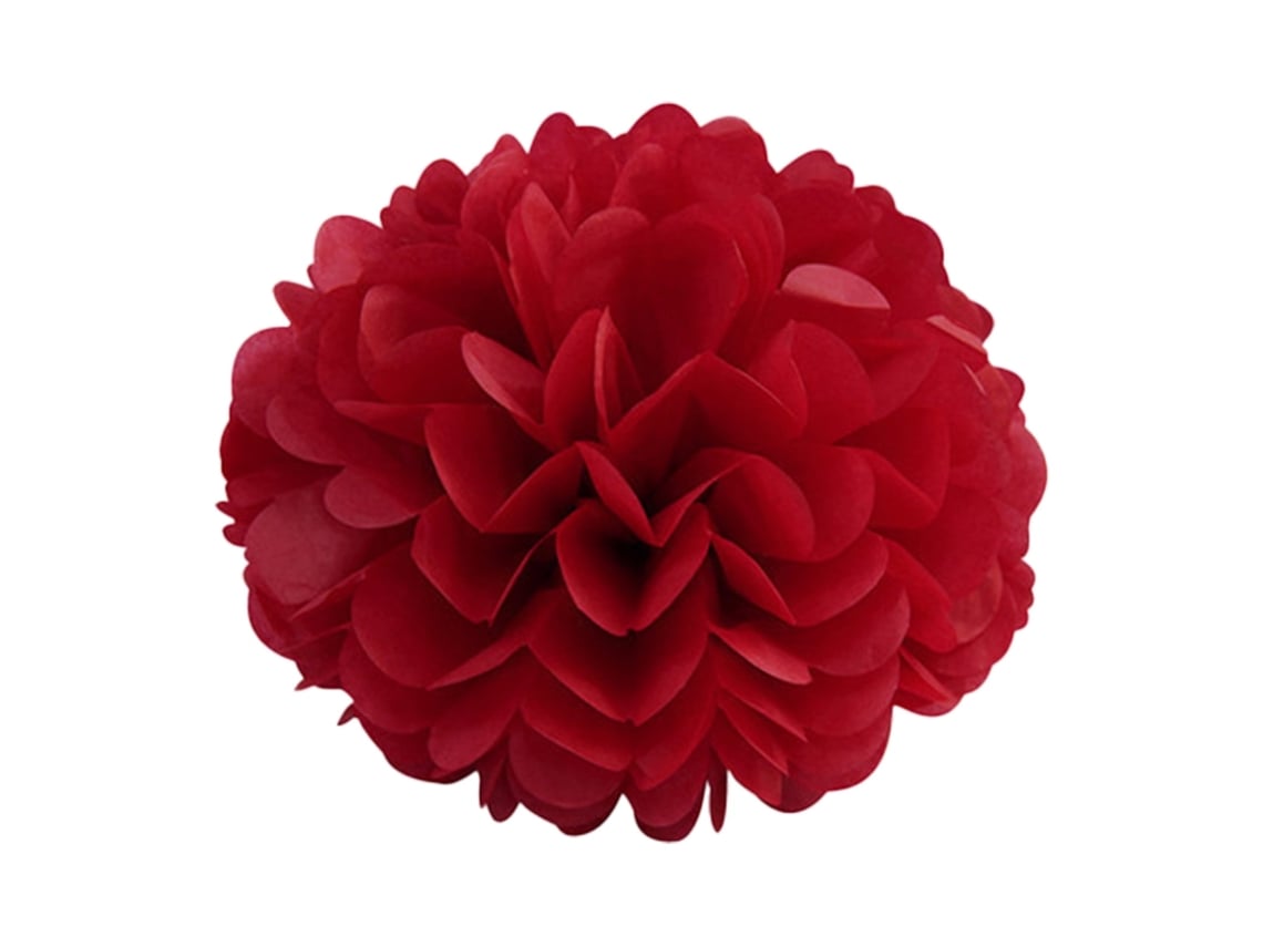 Planta Artificial De Samambaia Ao Ar Livre, 10 Pompons De Papel, Flores Esponjosas, Adequada Para Decoração De Casamentos E Festas.