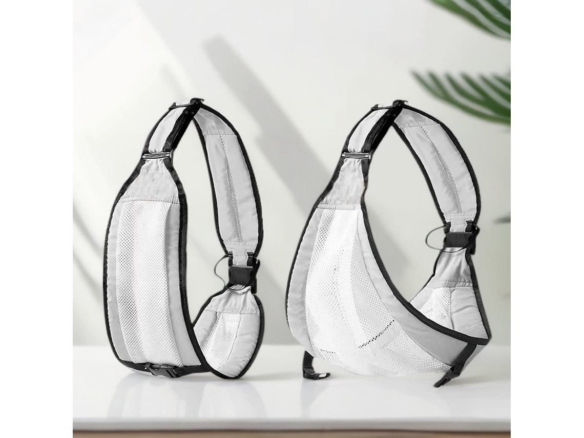 Portabebés Chrui de malla para recién nacidos y niños pequeños, 20 kg (gris)