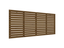Maison Exclusive - Cabecero Cama Pared Madera Maciza Pino Marrón Miel 156x3x91,5cm