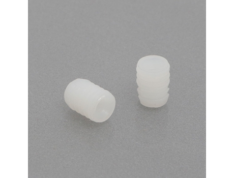 Tuerca Nylon Blanco Coto M4 D8X11 S/R para Taladro 8Mm Sin Ranura En La Cabeza HERRAJES ALK