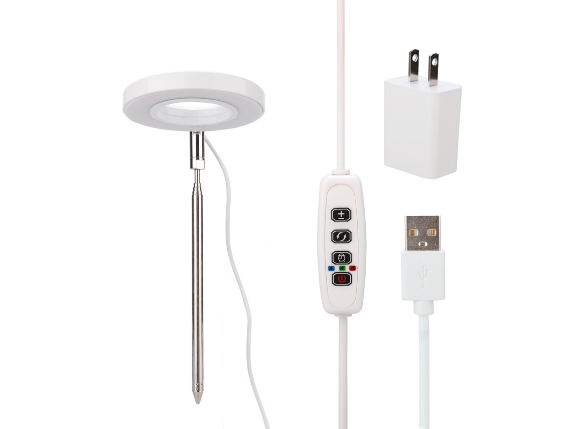 Lámpara Led De Espectro Completo Para El Cultivo De Plantas De Interior (vegetación Y Floración) Con 2 Interruptores.