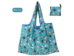 Bolso de hombro grande de tela Oxford gruesa, ecológico, reutilizable, portátil, plegable, bolso de compras para mujer. GOKOCO