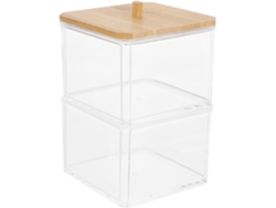 Contenedor, 1 Unidad, Contenedor Acrílico Para Hisopos De Algodón, Caja De Almacenamiento Para Hisopos De Algodón Diamond P