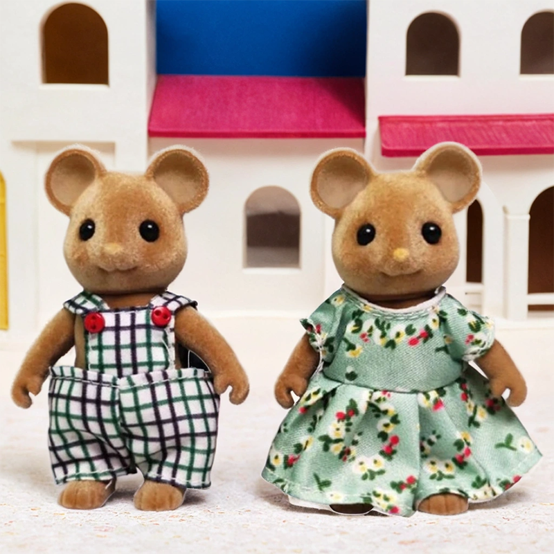 (ratón De Campo) Accesorios Para Modelos De Casas De Muñecas En Miniatura