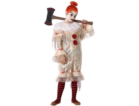 Disfraz de Niña ATOSA payaso blanco (Tam: 7-9 años)