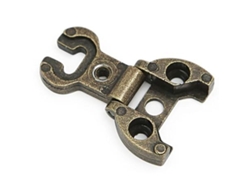 HERRAJES FAB.NACIONAL Bisagra mueble logo reg acabado oro viejo