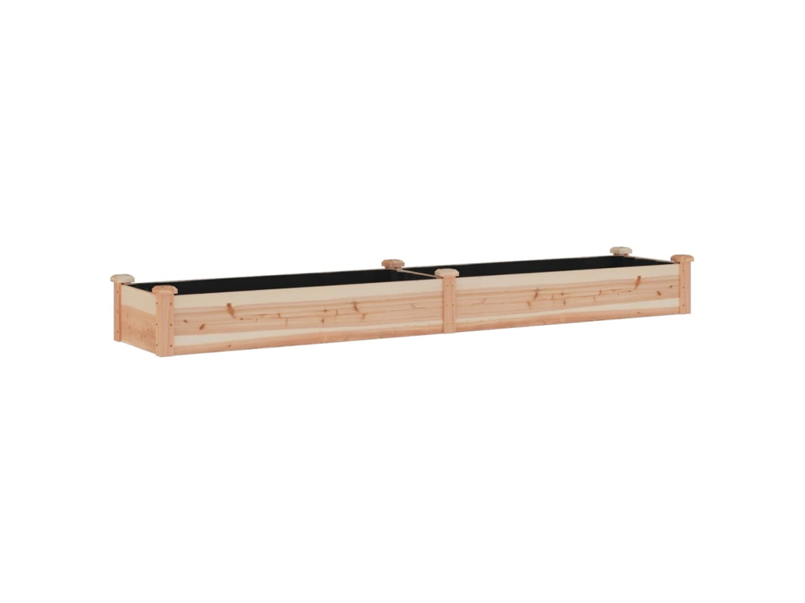 Arriate De Jardín VIDAXL Marrón Madera (240x45x25 cm)