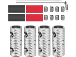 Terminales Metálicos De Calibre 0 Para Automóviles, Conector Estéreo O Acoplador De Empalme, Cable De Tierra