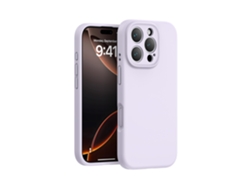 (púrpura, Iphone 16 Pro Max) Funda De Silicona Líquida Para Iphone, Color Sólido, Funda Protectora De Una Sola Pieza Todo Incluido