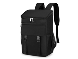Mochila térmica de gran capacidad, impermeable, fabricada en tejido Oxford, ideal para picnics, disponible en gris, naranja y negro.