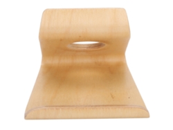 Soporte de escritorio Double Nuez para tableta y teléfono móvil, accesorio de madera