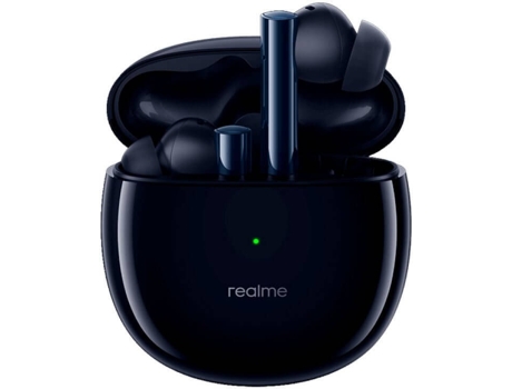 Auriculares Bluetooth True Wireless REALME Buds Air 2 (In Ear - Micrófono - Noise Cancelling  - Negro)