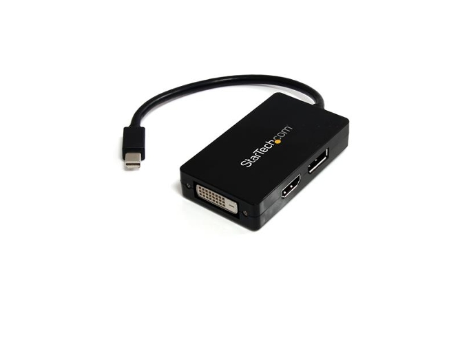Adaptador HDMI StarTech (Mini DisplayPort - HDMI, DVI y DisplayPort - 15 cm - Negro)
