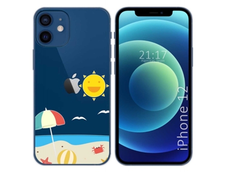 Carcasa iPhone 12 / 12 Pro (6.1) TUMUNDOSMARTPHONE Dibujos Transparente Multicolor