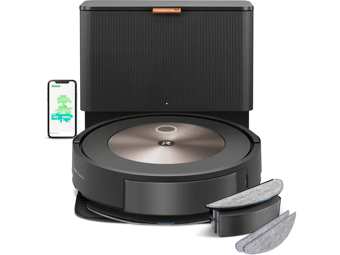 Aspiradora Robot IROBOT Roomba Combo J5+ MAX (2-em-1 - Golden Rose)