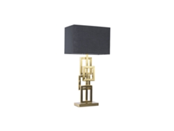 Lampara Sobremesa Metal Dorado 38x23x78cm