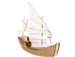 Kit de construcción de veleros de madera en 3D para niños y niñas, juguete.