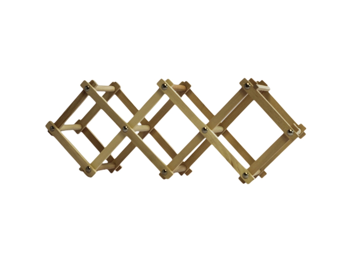 Garrafeira Plegable en Madera MY KITCHEN 24,5 x 13 x 6 cm