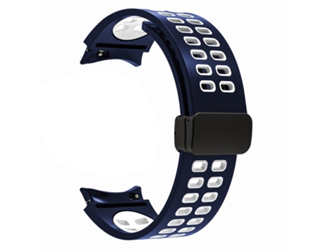 Correa de Silicona hebilla de liberación rápida bicolor para Samsung Galaxy Watch 4 40mm/44mm/Watch 4 Classic 42mm/46mm/Watch 5 40mm/44mm/Watch 5 P...