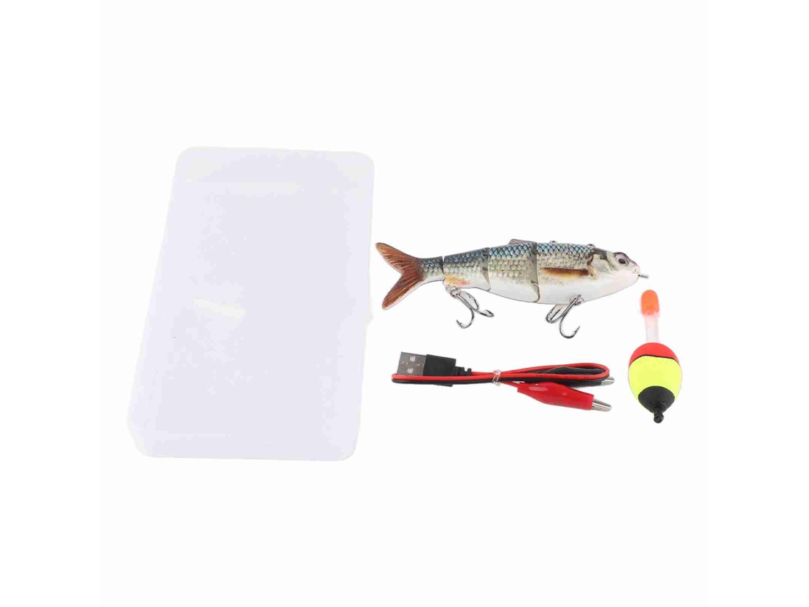 2026rebe-lure De Pesca Robótico Con Led Verde, De Múltiples Articulaciones Y Recargable, Lure De Natación Eléctrico