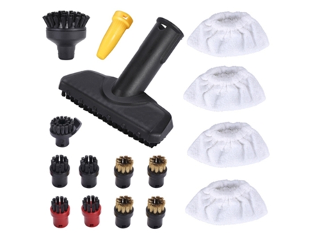 Piezas para máquina de limpieza Karcher Sc1 Sc2 Sc3 Sc4 Sc5, fregona a vapor, Kit de cabezal de cepillo de espejo redondo, accesorios para el hogar