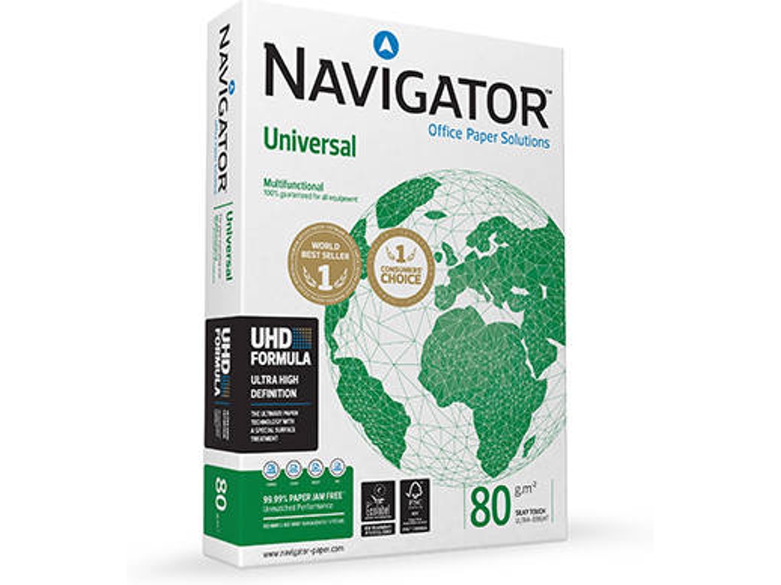 RESMA PAPEL NAVIGATOR UNIV A4 80G 400F