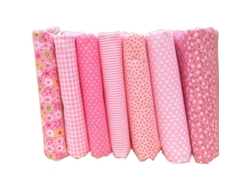 2026-7 Piezas/set De Tela De Algodón Para Costura Con Patrones Diferentes, Ideal Para Patchwork Y Manualidades Diy