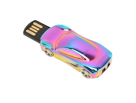 HURRISE Coche USB Flash Drive Forma de Coche Deportivo Genial USB Flash Drive Plug And Play para Computadora Memoria Colorida 128Gb