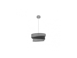 Lámpara colgante Hara 1xe27 níquel/gris Regx40x40 cm Fabrilamp