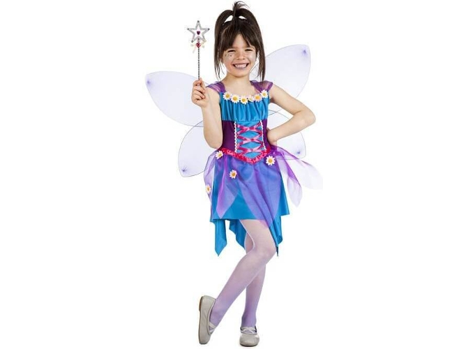 Disfraz de Niña DISFRAZZES Hada Azul (Talla: 3 a 4 años)