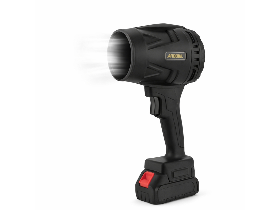 Soplador eléctrico portátil de 21 V Storm Turbofan Andowl Q-gj1021 negro