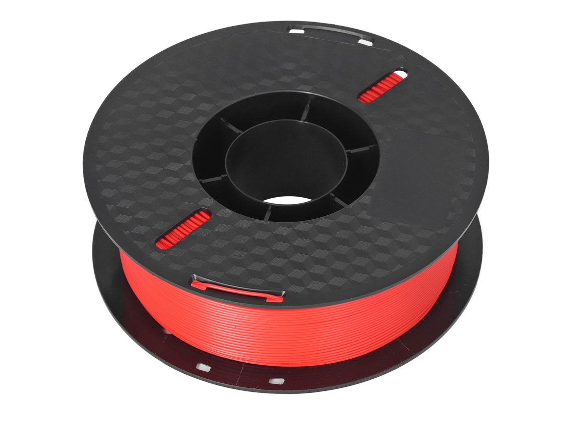 Filamento Pla De 1,75 Mm, 1 Kg, Para Impresora 3d, Ecológico, Inodoro, Rojo.