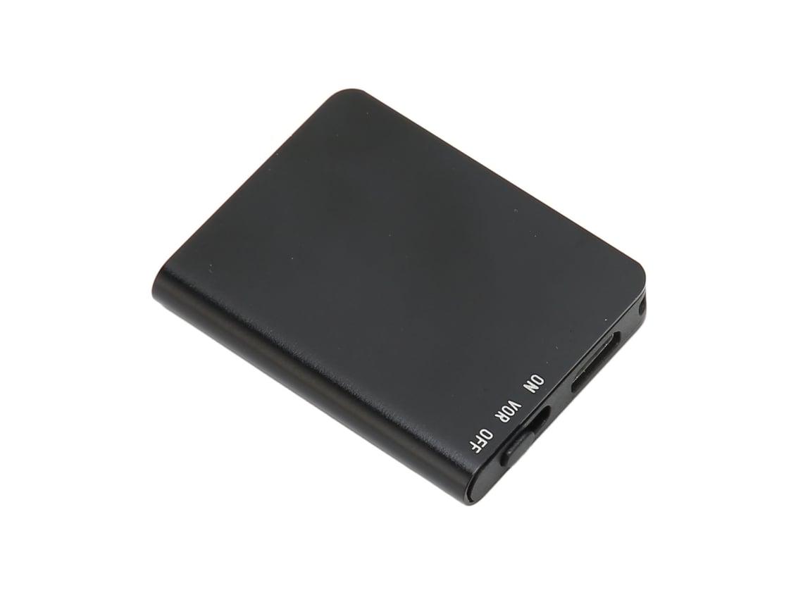 Gravador De Voz Ativado Por Voz Com Redução De Ruído Usb Mp3 Player 32gb Preto Para Aulas Entrevistas